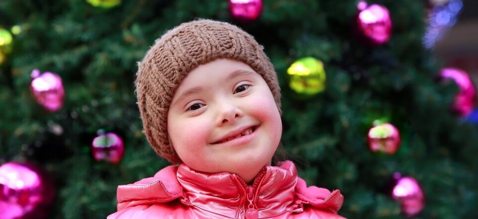 Portrait of beautiful young happy girl