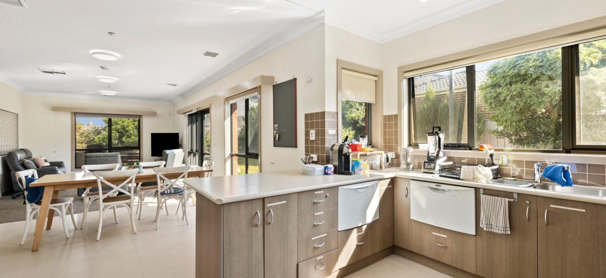 kitchen and dining